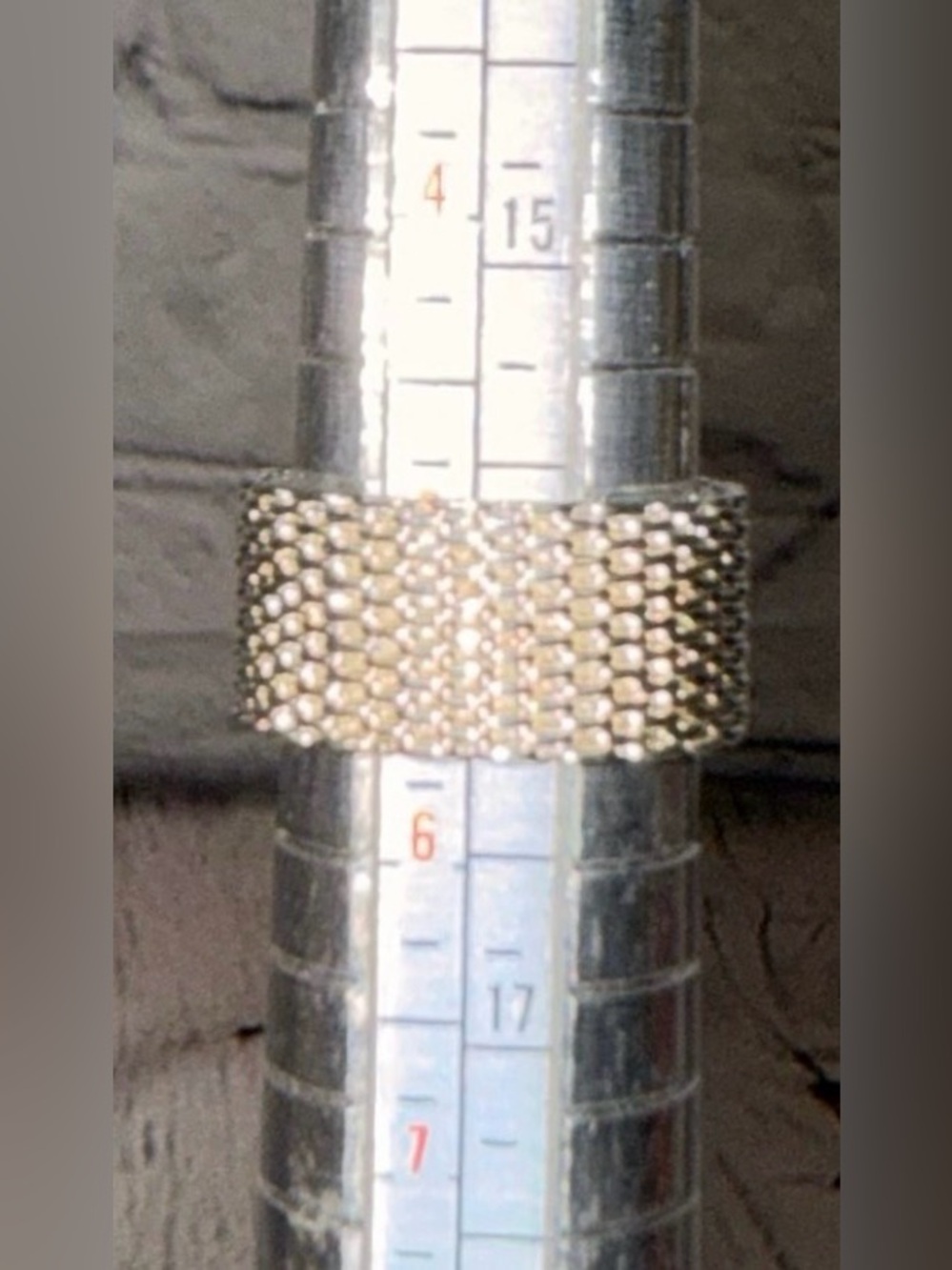 Sterling Silver Mesh Ring - Picture 7 of 7